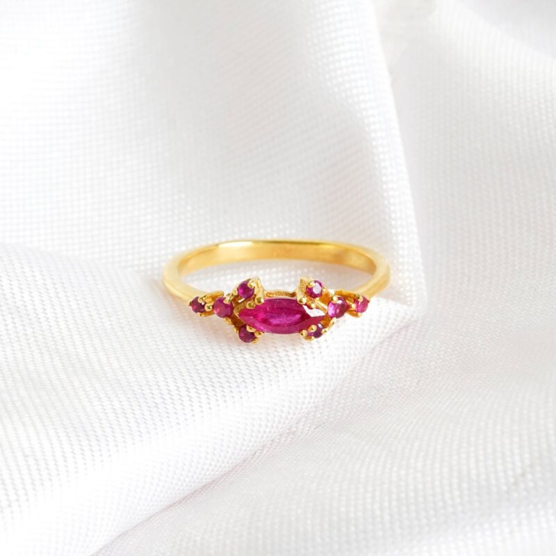 Ruby Wedding Band For Women
