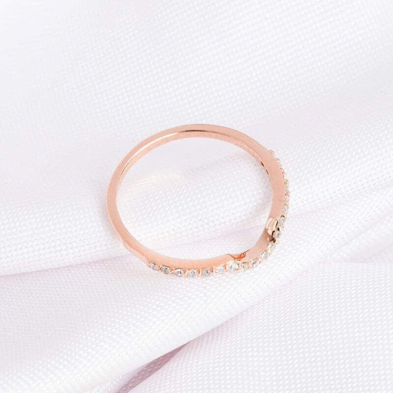 Diamond Wedding Band For Women - Image 4