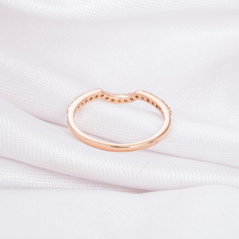 Diamond Wedding Band For Women - Image 5