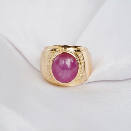 Oval Ruby Ring for Women