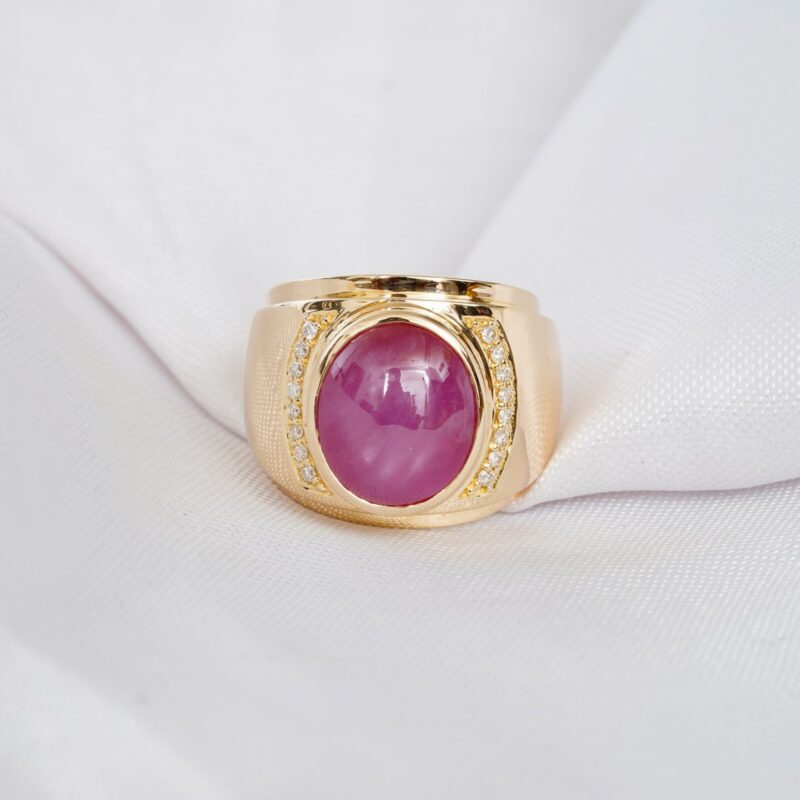 Oval Ruby Ring for Women