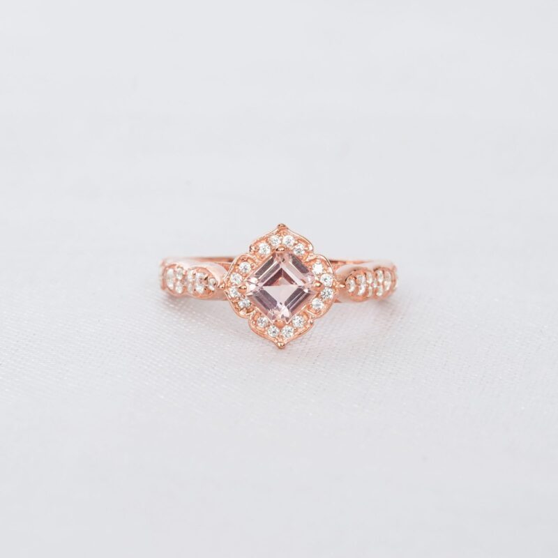 Morganite Engagement Ring for Women