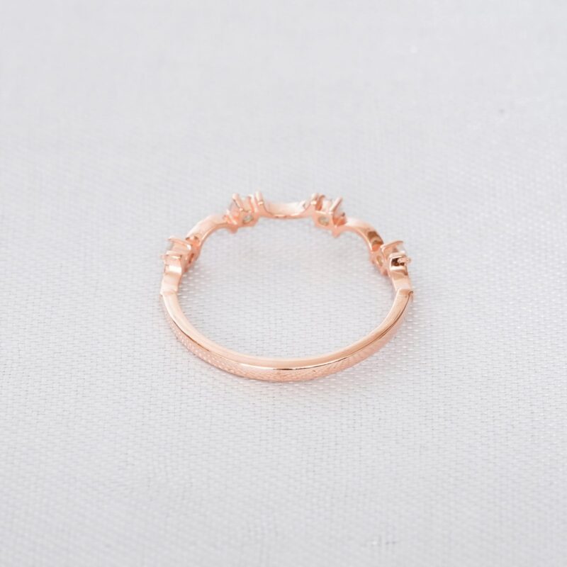 Diamond Wedding Band For Women - Image 4