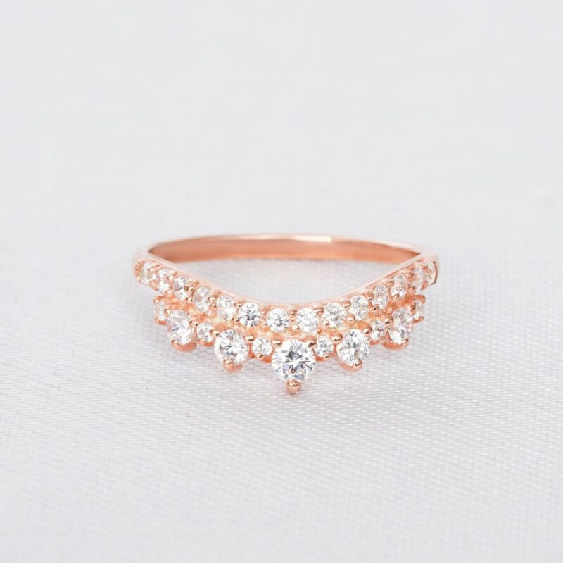 Diamond Wedding Band For Women - Image 2
