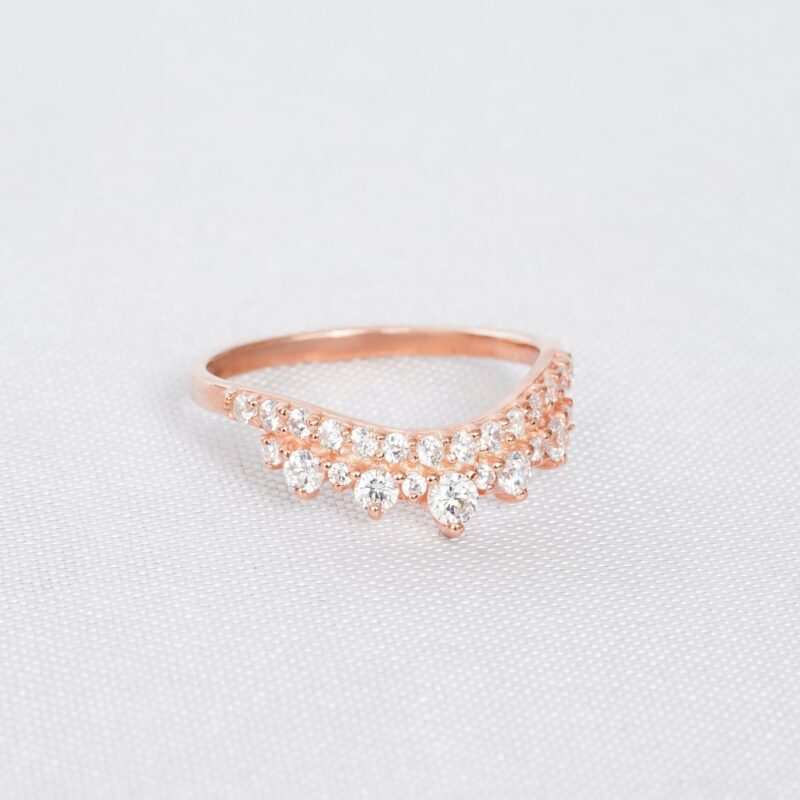 Diamond Wedding Band For Women - Image 3