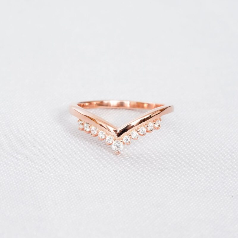 Diamond Wedding Band For Women - Image 2