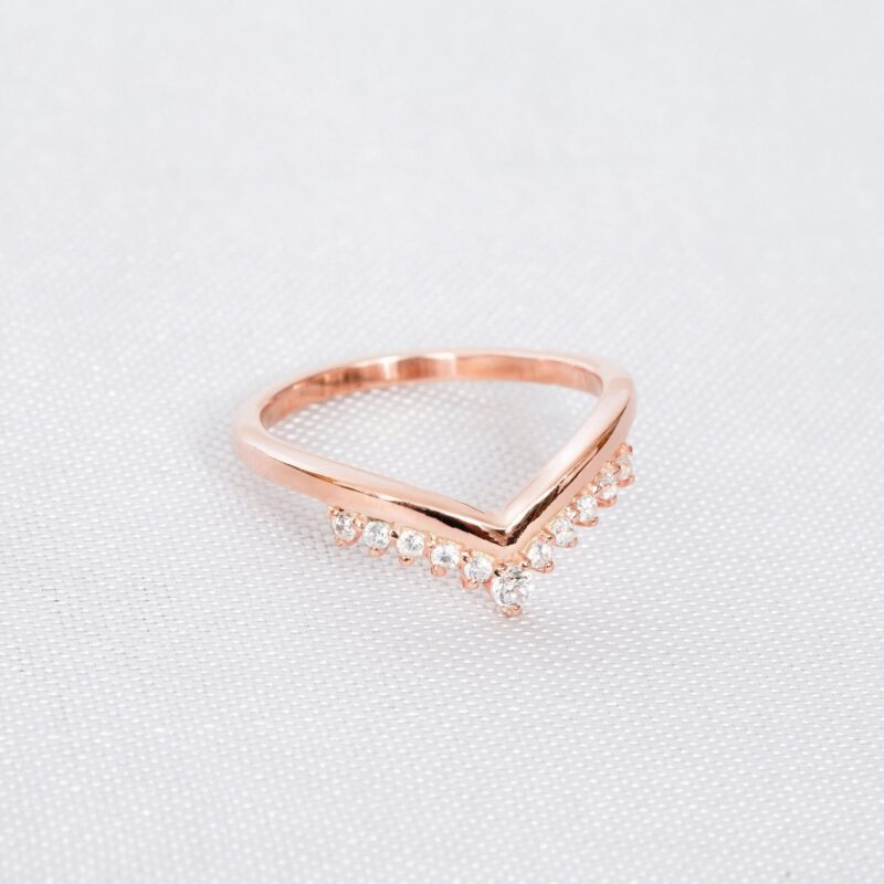 Diamond Wedding Band For Women - Image 3