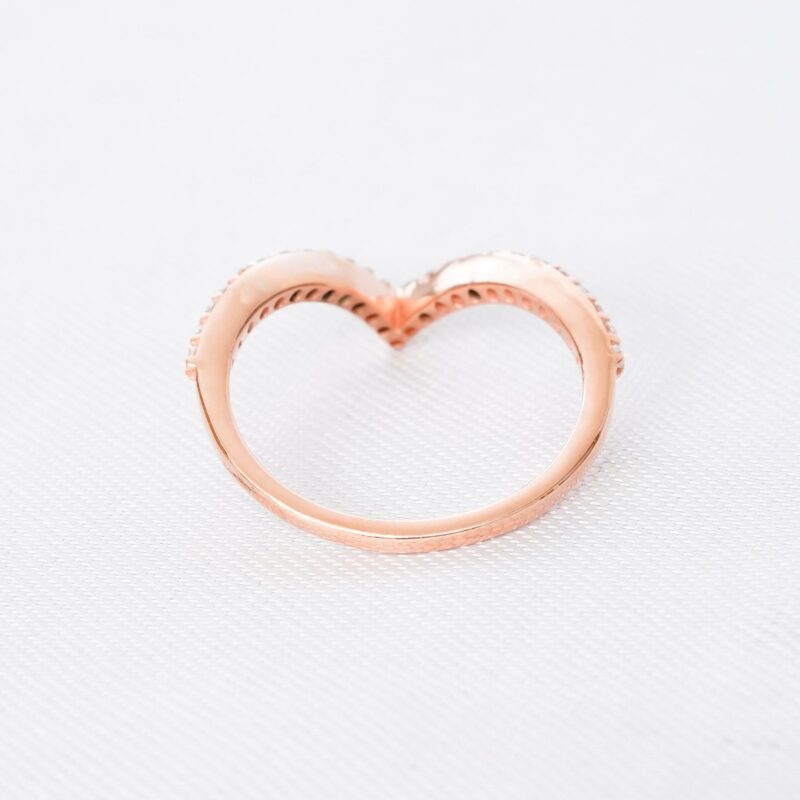Diamond Wedding Band For Women - Image 4