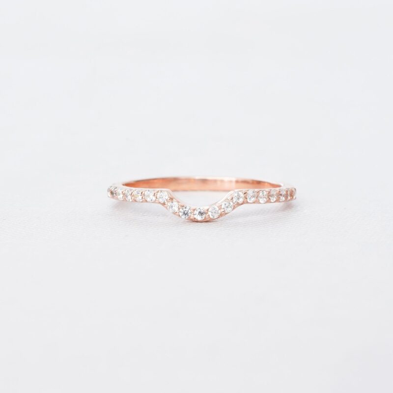 Diamond Wedding Band For Women - Image 2