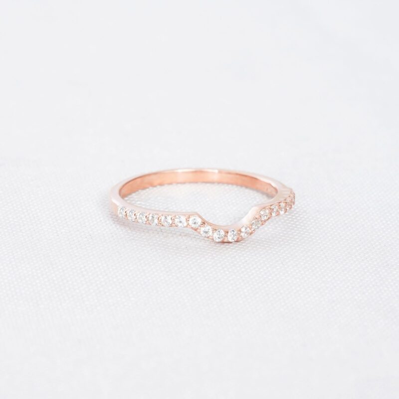 Diamond Wedding Band For Women - Image 3