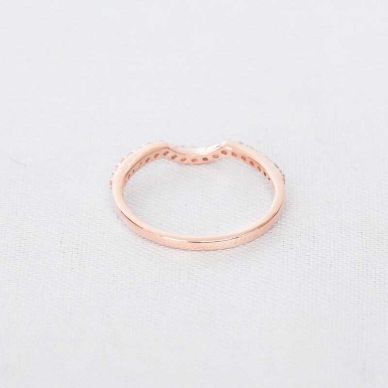 Diamond Wedding Band For Women - Image 4