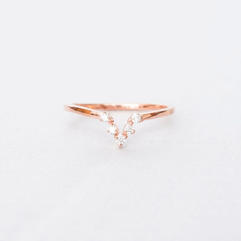 Diamond Wedding Band For Women - Image 2