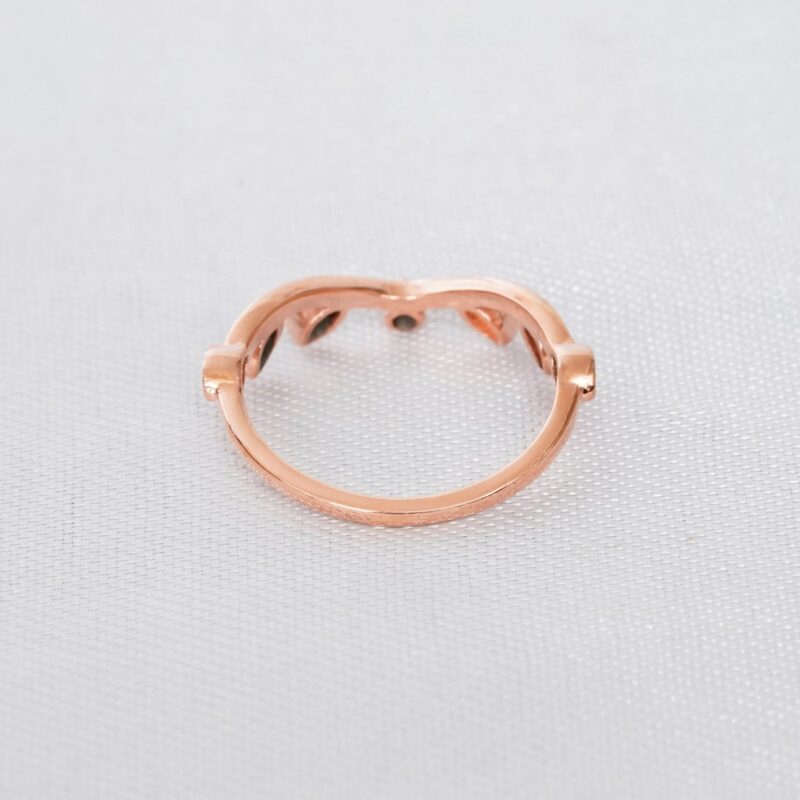 Blue Sapphire Wedding Band For Women - Image 4