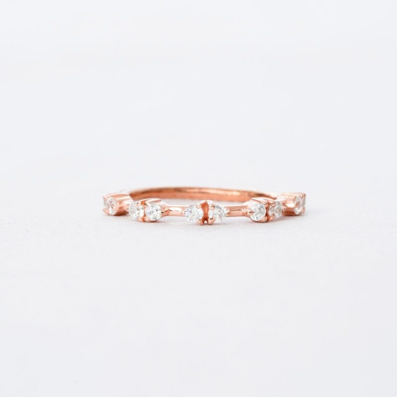 Diamond Wedding Band For Women - Image 2