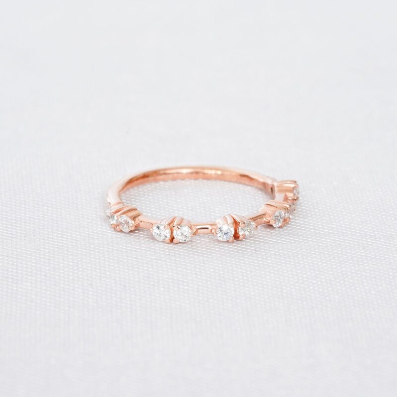 Diamond Wedding Band For Women - Image 3