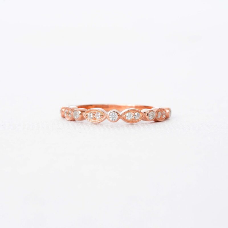 Diamond Wedding Band For Women - Image 2