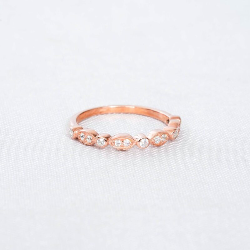 Diamond Wedding Band For Women - Image 3