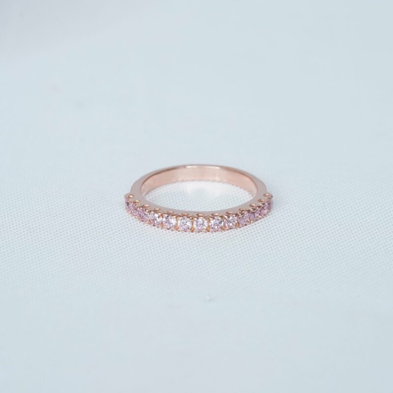 Morganite Wedding Band For Women - Image 2