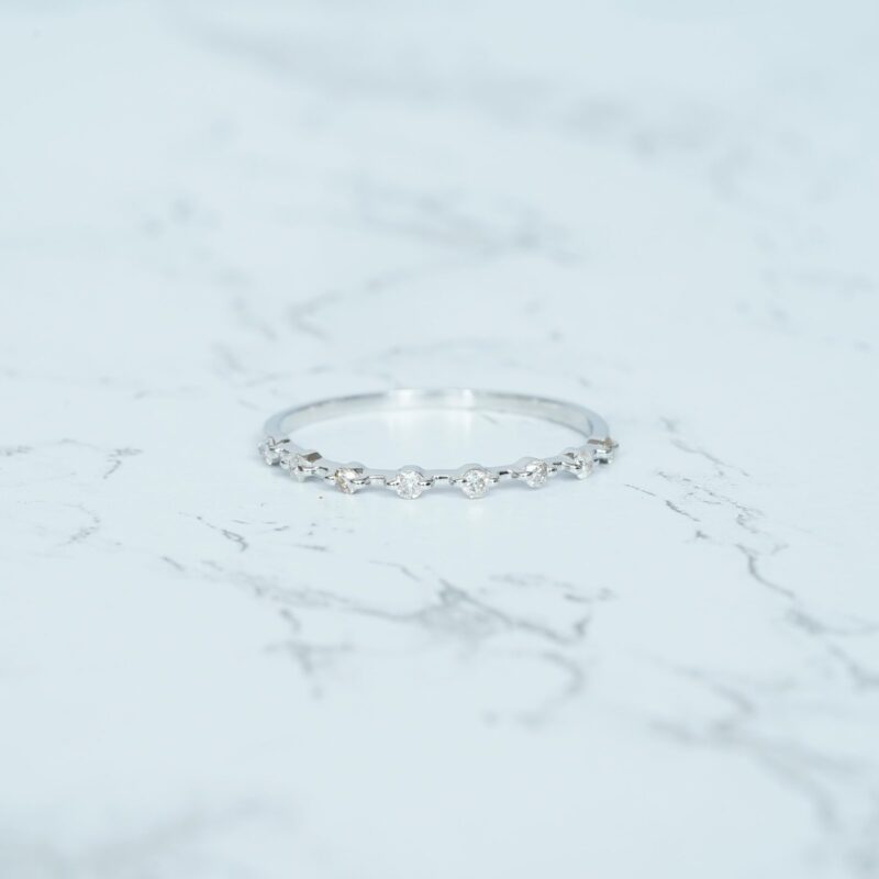 Diamond Wedding Band For Women - Image 2