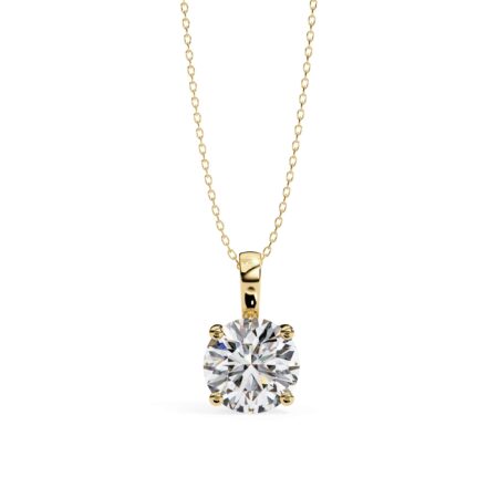 Cushion Moissanite Pendant Necklace For Women