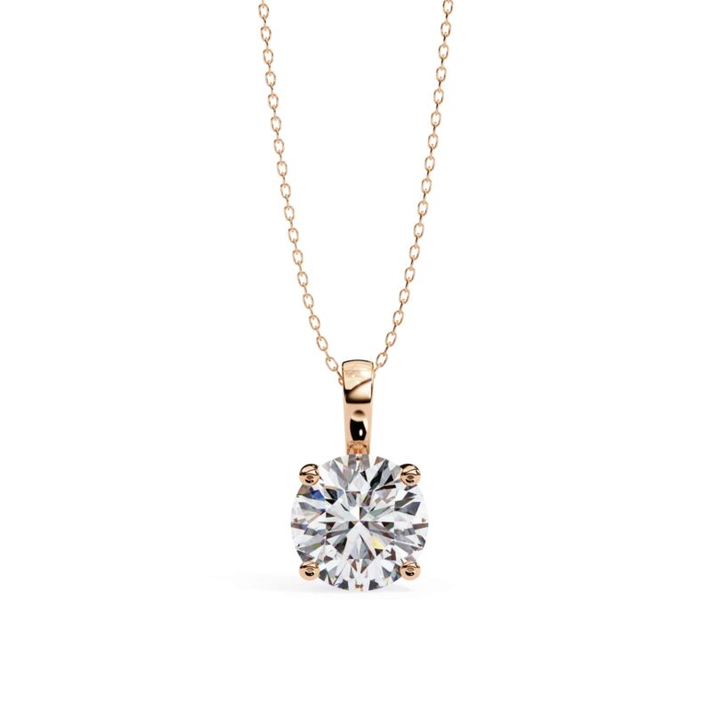 Cushion Moissanite Pendant Necklace For Women - Image 10