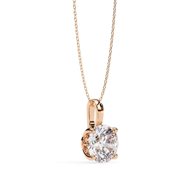 Cushion Moissanite Pendant Necklace For Women - Image 8