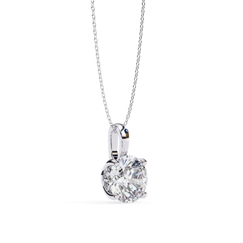 Cushion Moissanite Pendant Necklace For Women - Image 6