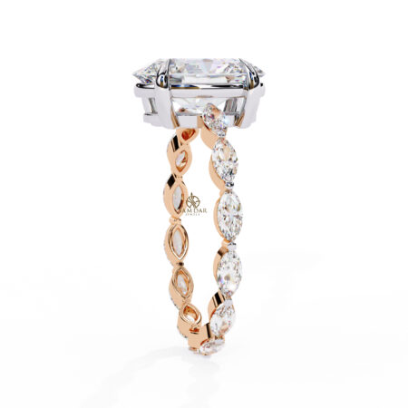 Oval Moissanite Engagement Ring For Women