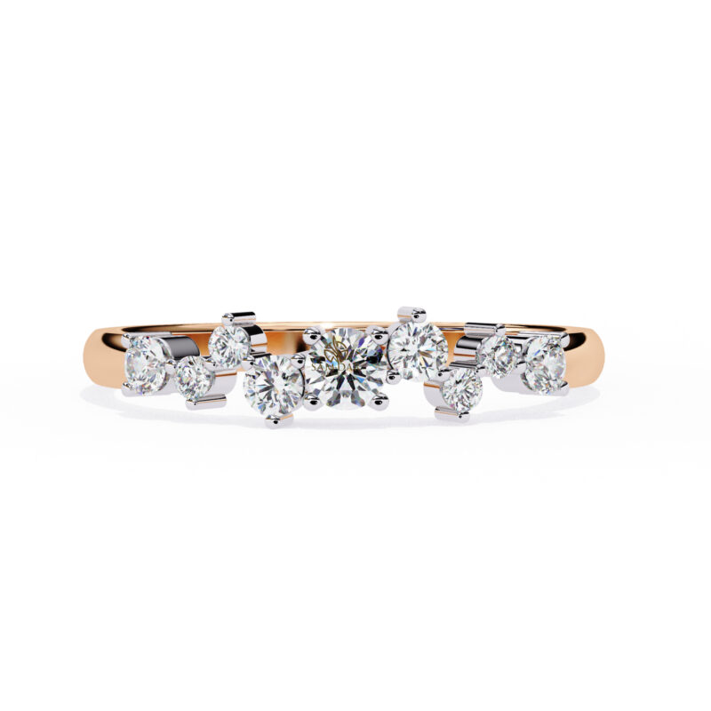 Round Moissanite Engagement Ring For Women - Image 2
