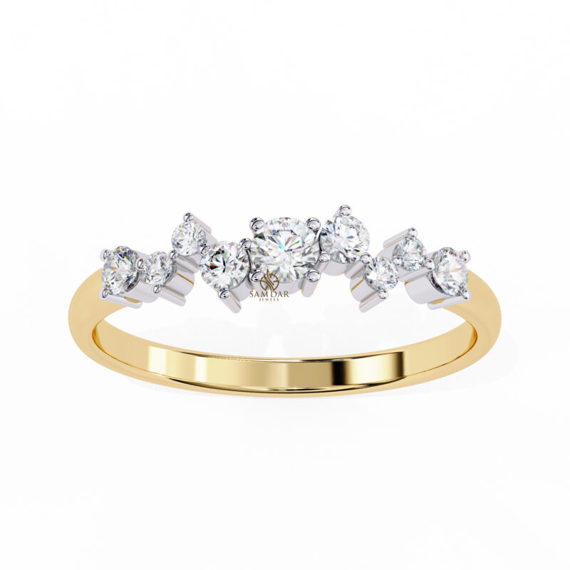 Round Moissanite Engagement Ring For Women - Image 9