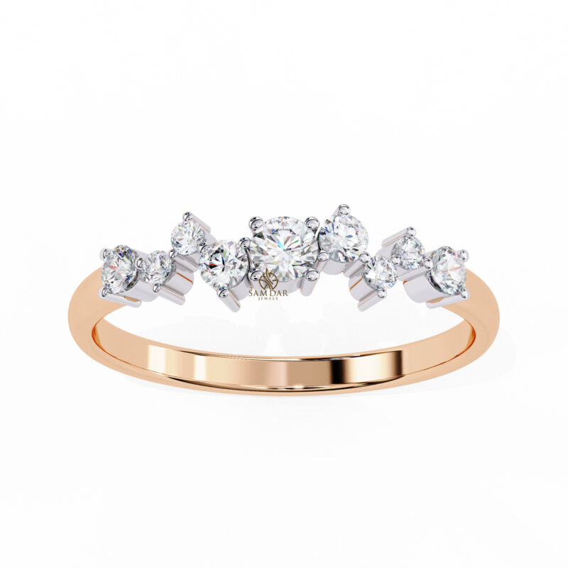 Round Moissanite Engagement Ring For Women - Image 11
