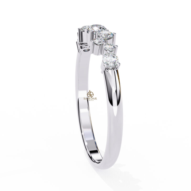 Round Moissanite Engagement Ring For Women - Image 6