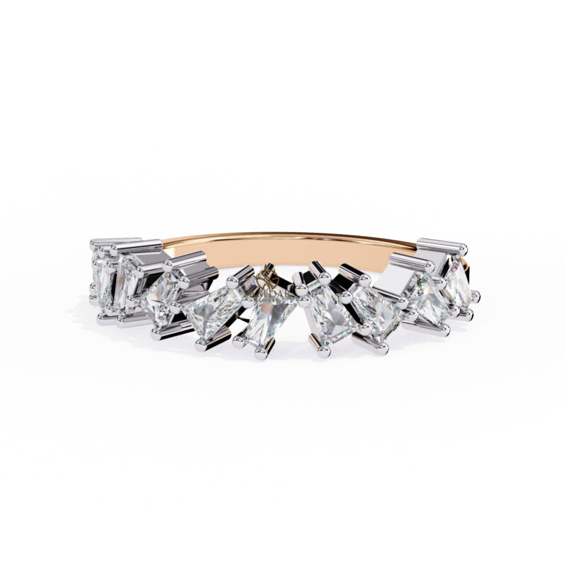 Baguette Moissanite Engagement Ring For Women - Image 10