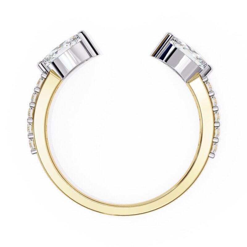 Marquise Moissanite Wedding Band For Women - Image 12